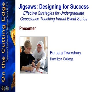 Jigsaws webinar January 31, 2013