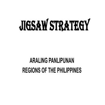 JIGSAW STRATEGY.pptxagjshkasaksjakkkakssk | PPTX