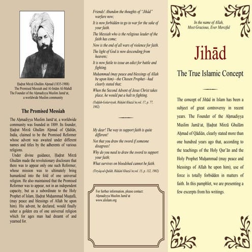 Jihad - True Islamic Concept