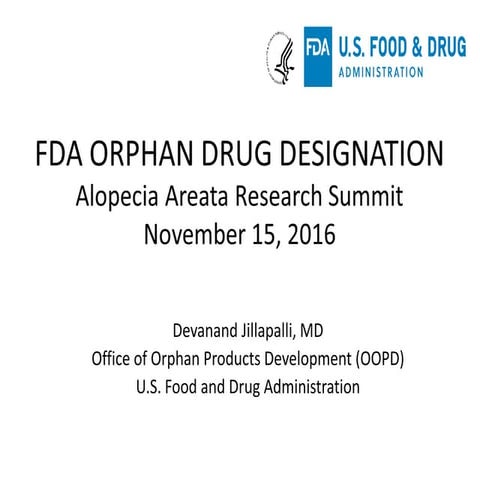 Orphan Drug Designation