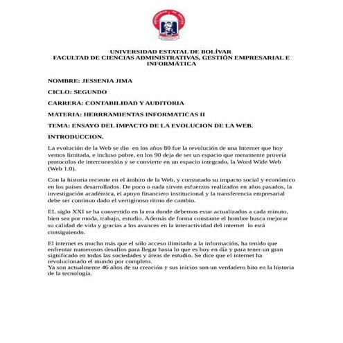 Jima jessenia ensayo_de_la_evolucion_de_la_web