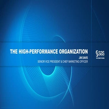 The High-Performance Organization