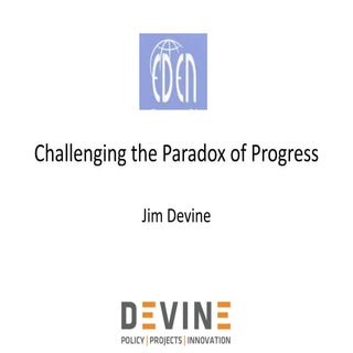 Challenging the Paradox of Progress...