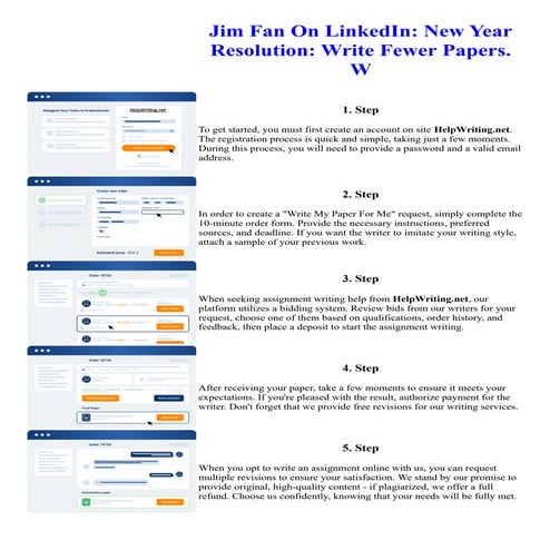 Jim Fan On LinkedIn New Year Resolution Write Fewer Papers. W