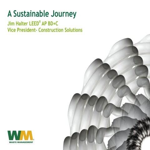 Jim Halter Sustainability Presentation 2011