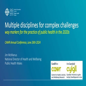 ultiple disciplines for complex challenges – way markers for the practice of ...
