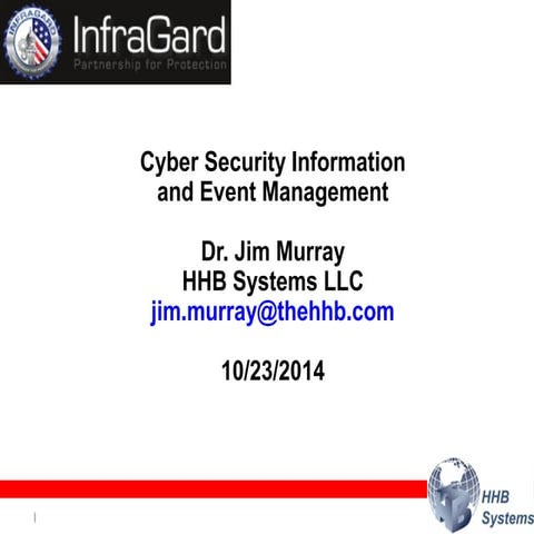 Dr. Jim Murray: How do we Protect our Systems and Meet Compliance in a Rapidl...