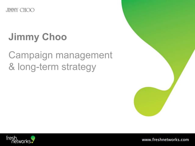 Social media case study: Jimmy Choo