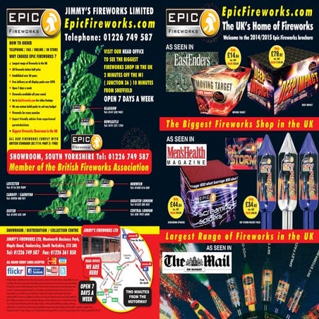 NEW 2022 Epic Fireworks Brochure | PDF
