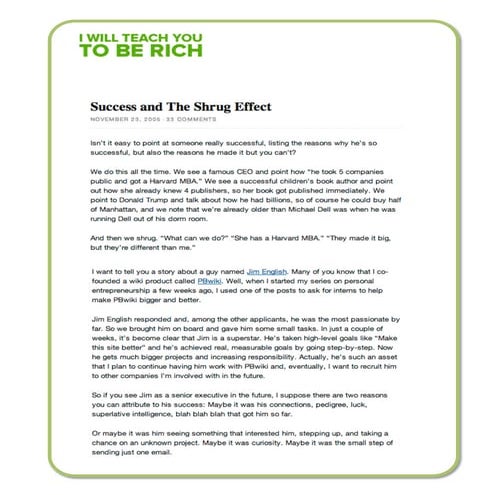 Recommendation from Ramit Sethi