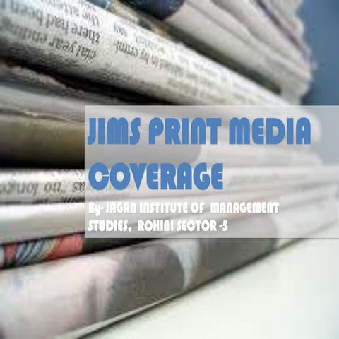 Jims Print Media Coverage