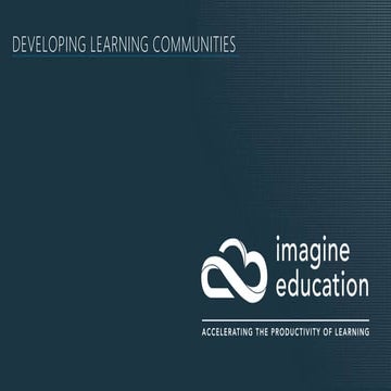 Jim Wynn - Developing learning communities