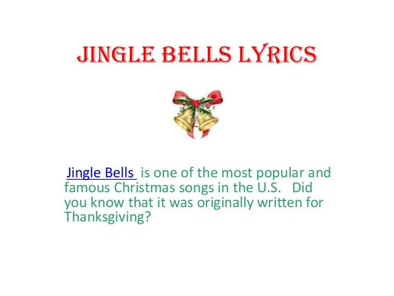 Jingle Bells lyrics