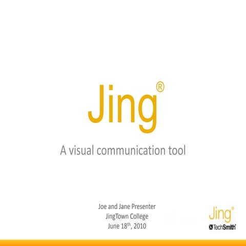Jing presentation