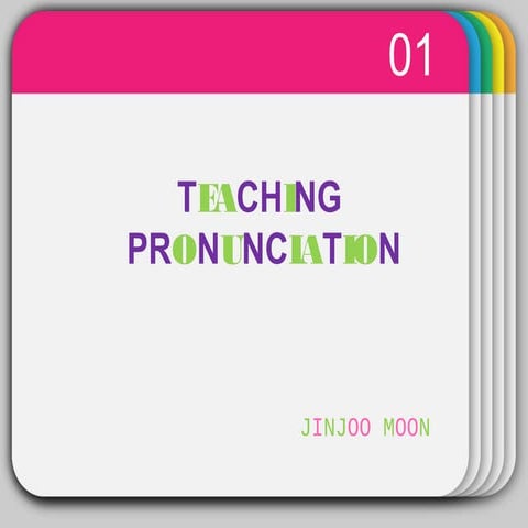 teaching pronunciation activity