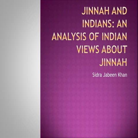 Jinnah and indians