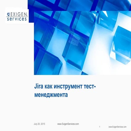 Jira as a test management tool