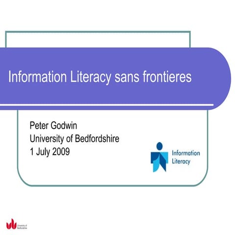 Information Literacy sans frontieres
