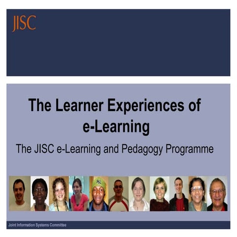 JISC Learner Experiences