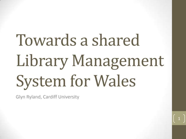 WHELF shared Library System present...