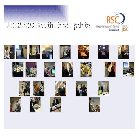 JISC RSC SE update for AOSEC Libraries & ICT Learning centres network | PPT