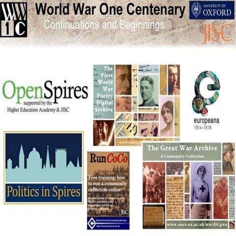 World War One: Continuations and Beginnings 