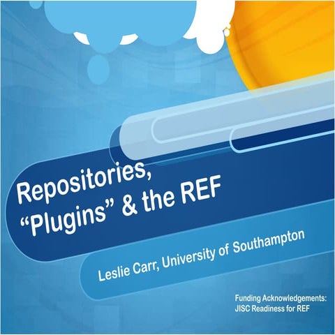 Repositories, Plugins and the REF