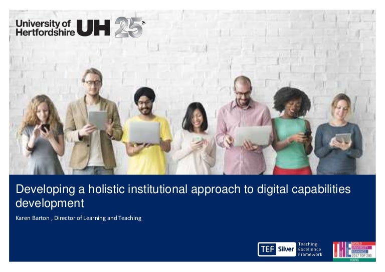 Developing An Holistic Institutional Approach To Digital