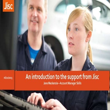 Educational Provider Network presentation - Jisc Introduction, Prevent and e-...