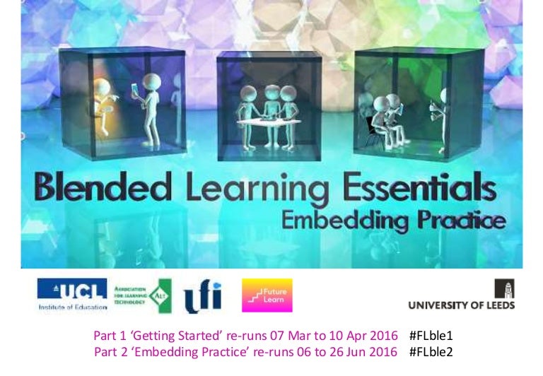 Blended Learning Essentials Embedding Practice