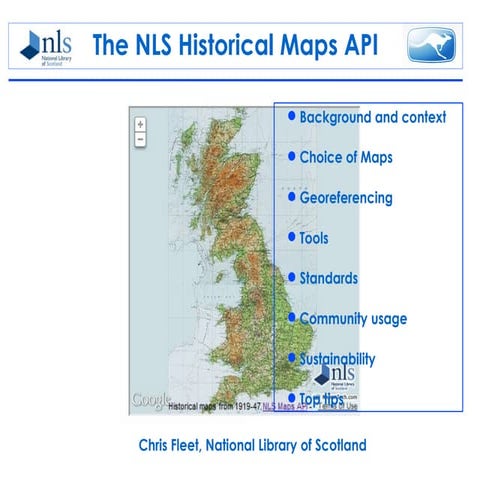 The NLS Historical Maps API - Chris Fleet