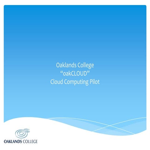 Jisc RSC Eastern Technical Managers Forum 5th February 2014 Oaklands College ...