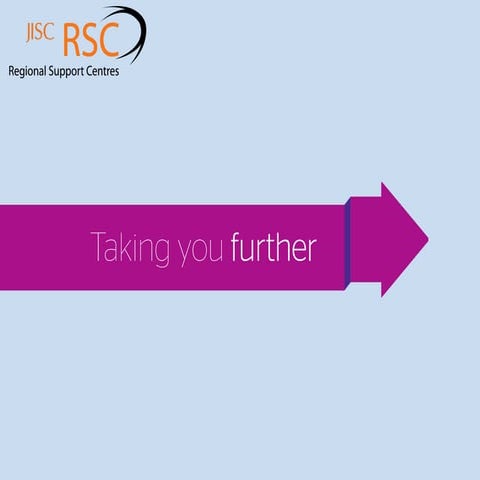 Jisc RSC summary presentation for Insight 2013