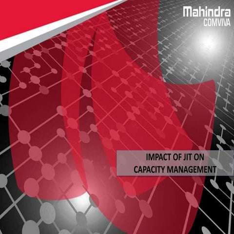 Why JIT is important in Capacity Mangement?