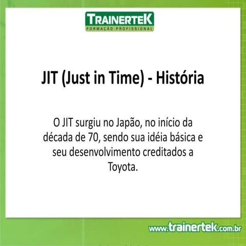 Jit – just in time | PPTX