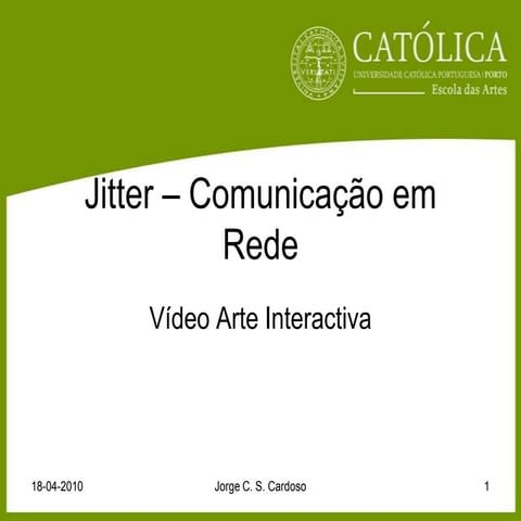 Jitter: Comunicação em rede