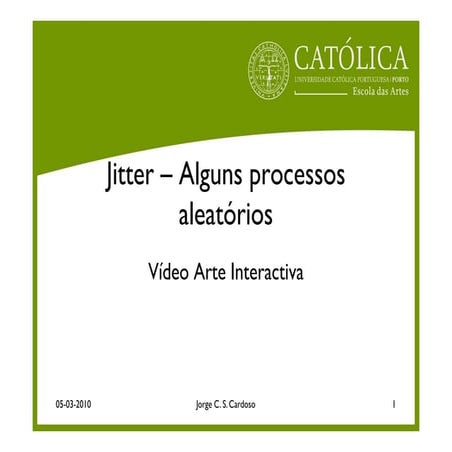 Jitter: Processos aleatórios