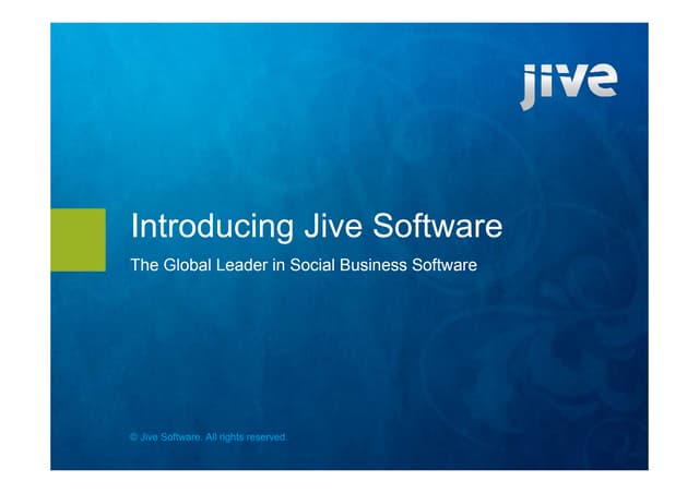 Jive2 0
