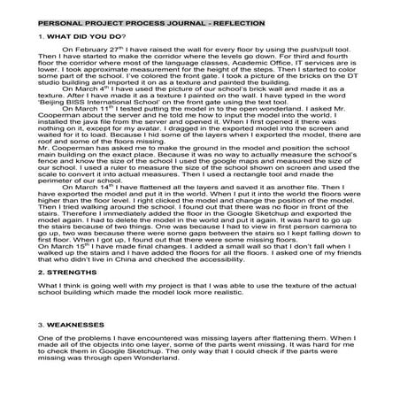 Ji yoon  10-11 process journal reflection - general - march 15th