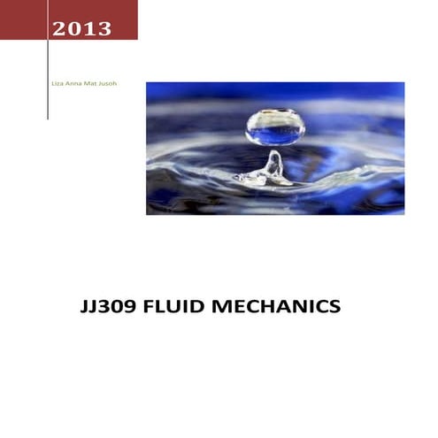 Jj309  fluid mechanics