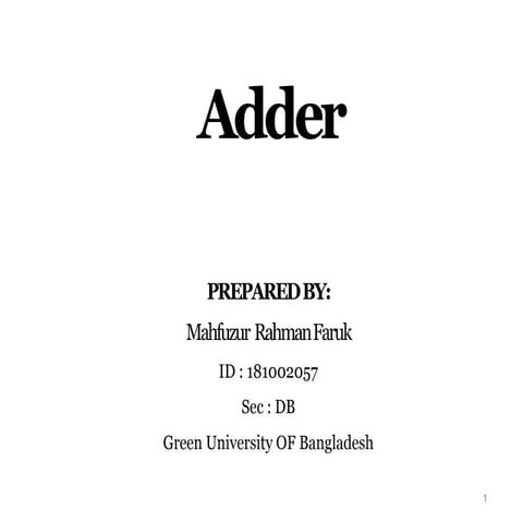 Adder