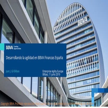 Juan J. Gil -  BBVA  Enterprise Agility Europe 2019