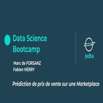 Estimer les prix de vente sur une marketplace - Fabien Herry & Marc De Forzanz