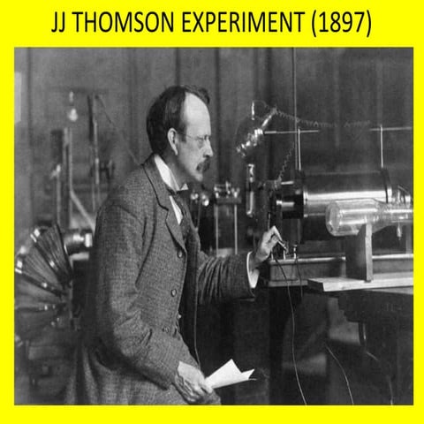 JJ Thomson experiment (1897)