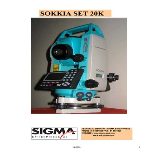 Sokkia set20 k