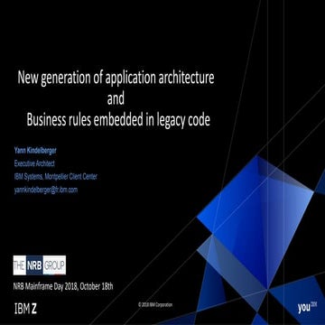 NRB MAINFRAME DAY 04 - Yann Kindelberger - New generation of application arch...