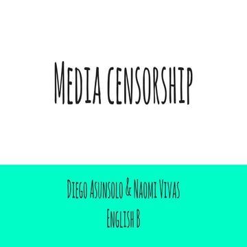 Media censorship