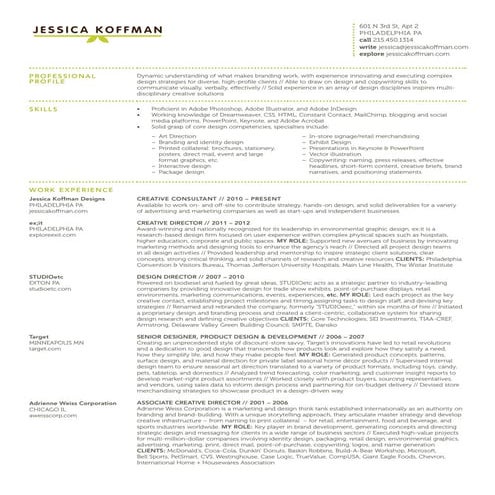 Jessica Koffman resume