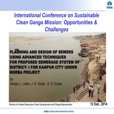 PLANNING AND DESIGN OF SEWERS  USING ADVANCED TECHNIQUES  FOR PROPOSED SEWERA...