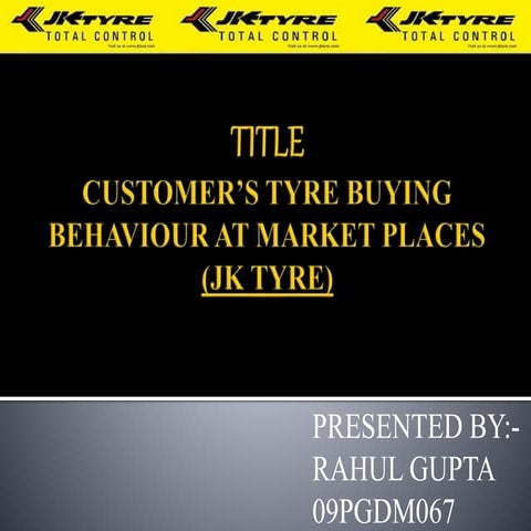 Jk tyre by rahul gupta
